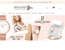 Tablet Screenshot of bijouterie-malgat.com